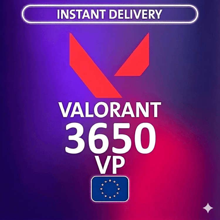 Valorant Points - 3650 VP (EU Server)
