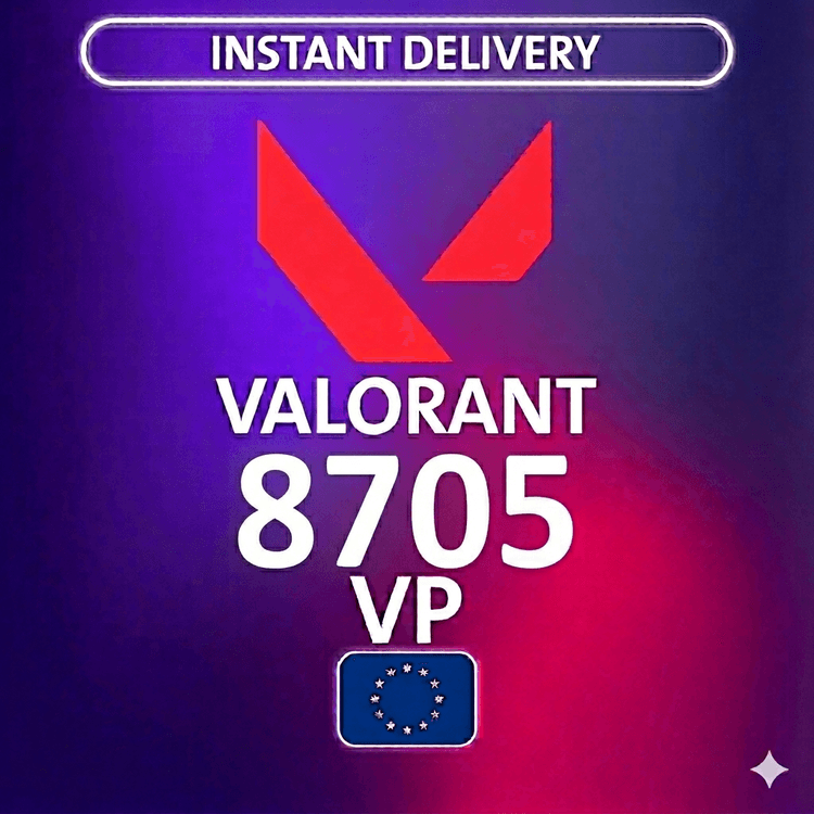 Valorant Points - 8705 VP (EU Server)