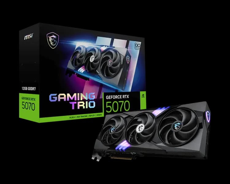 MSI GeForce RTX™ 5070 GAMING TRIO 12GB OC Edition